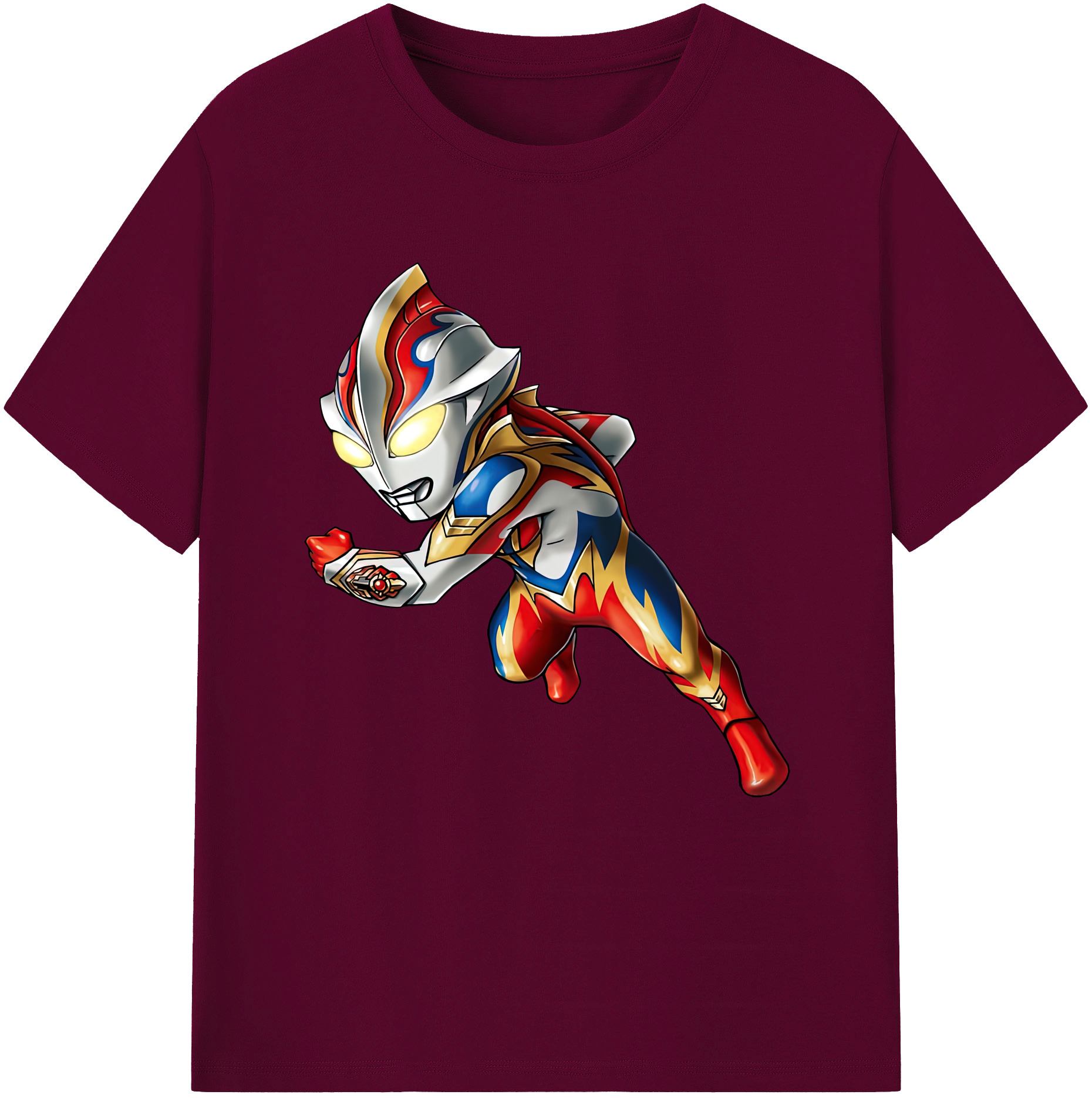 （画像用） ウルトラマン Ultraman レディースカジュアルプリントTシャツ（綿100％）